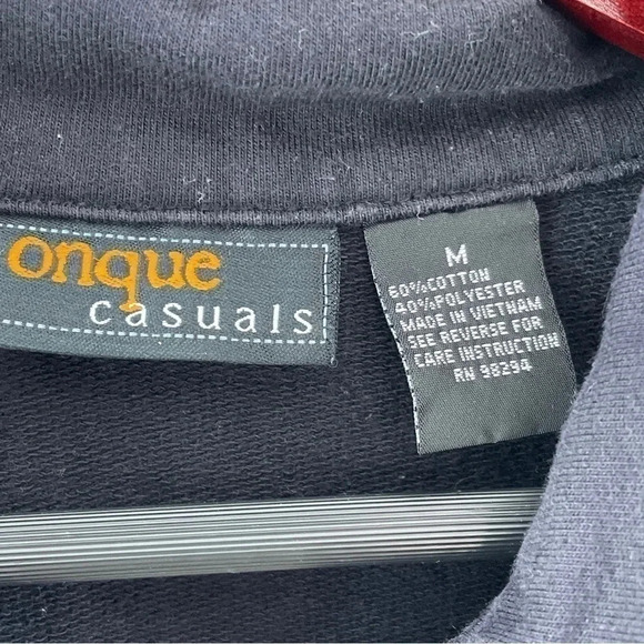 Onque Casuals Adult Medium Fall Embroidered Button Down Shirt Womens 9219 - Picture 4 of 9